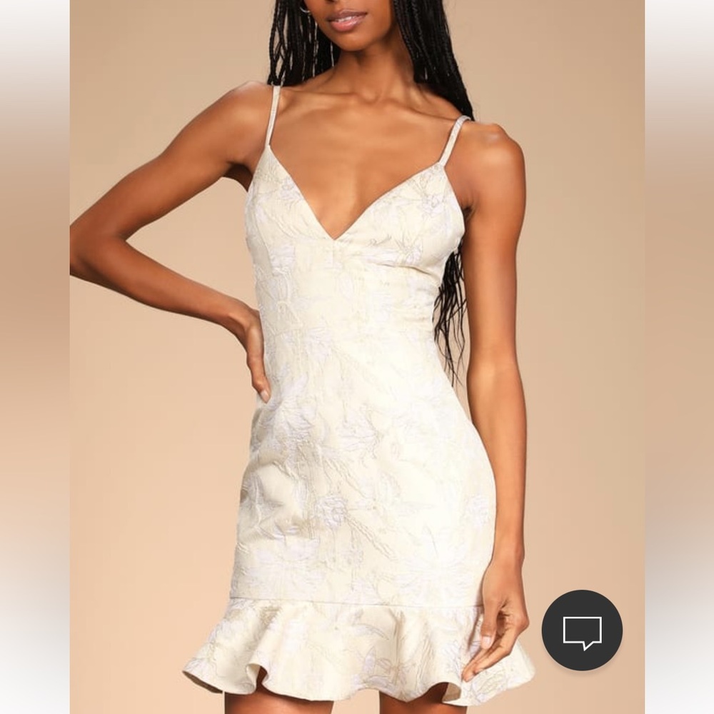 Lulus jacquard dress